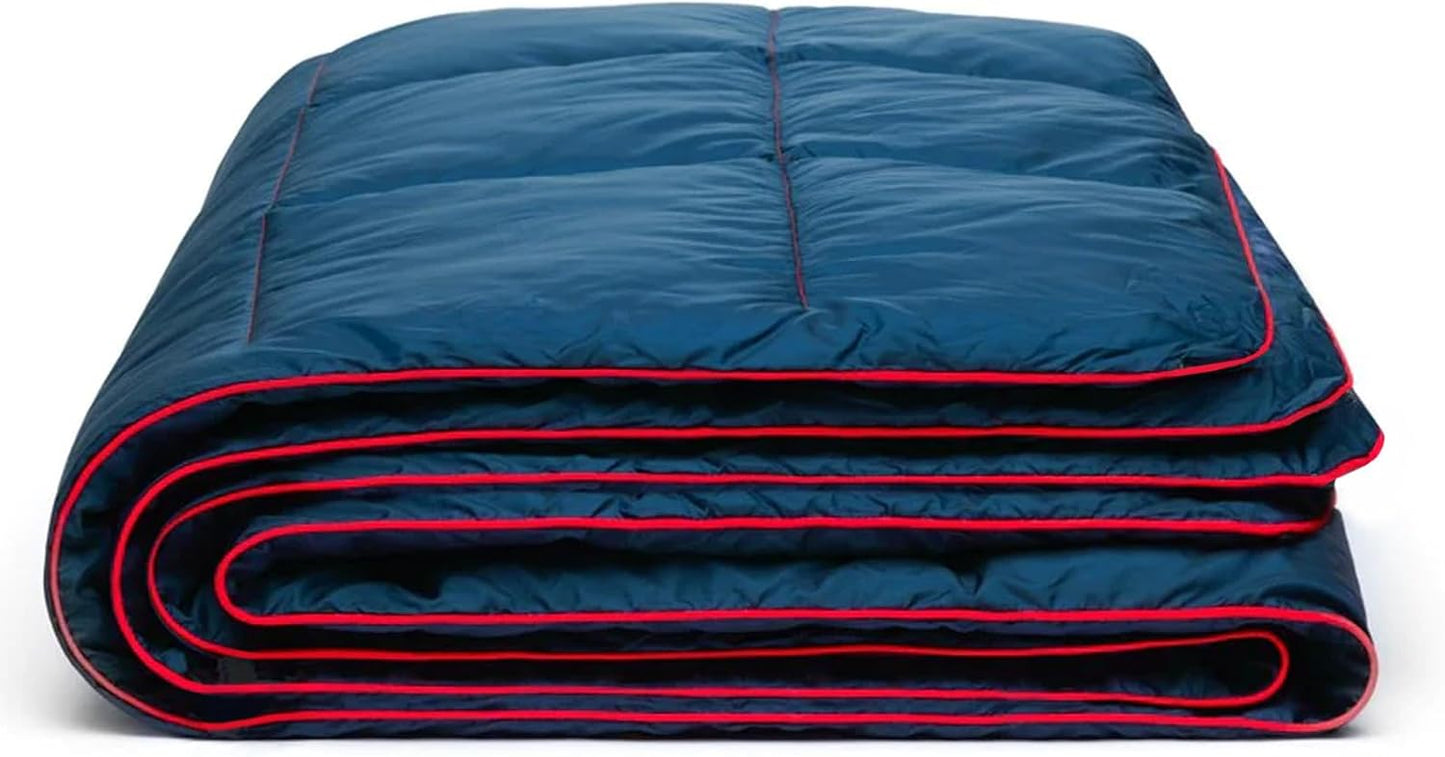 Camping Blanket, Puffy Down Alternative Blanket Lightweight Windproof for Outdoors,Hiking, Backpacking,Beach,Car,Picnic,Stadium