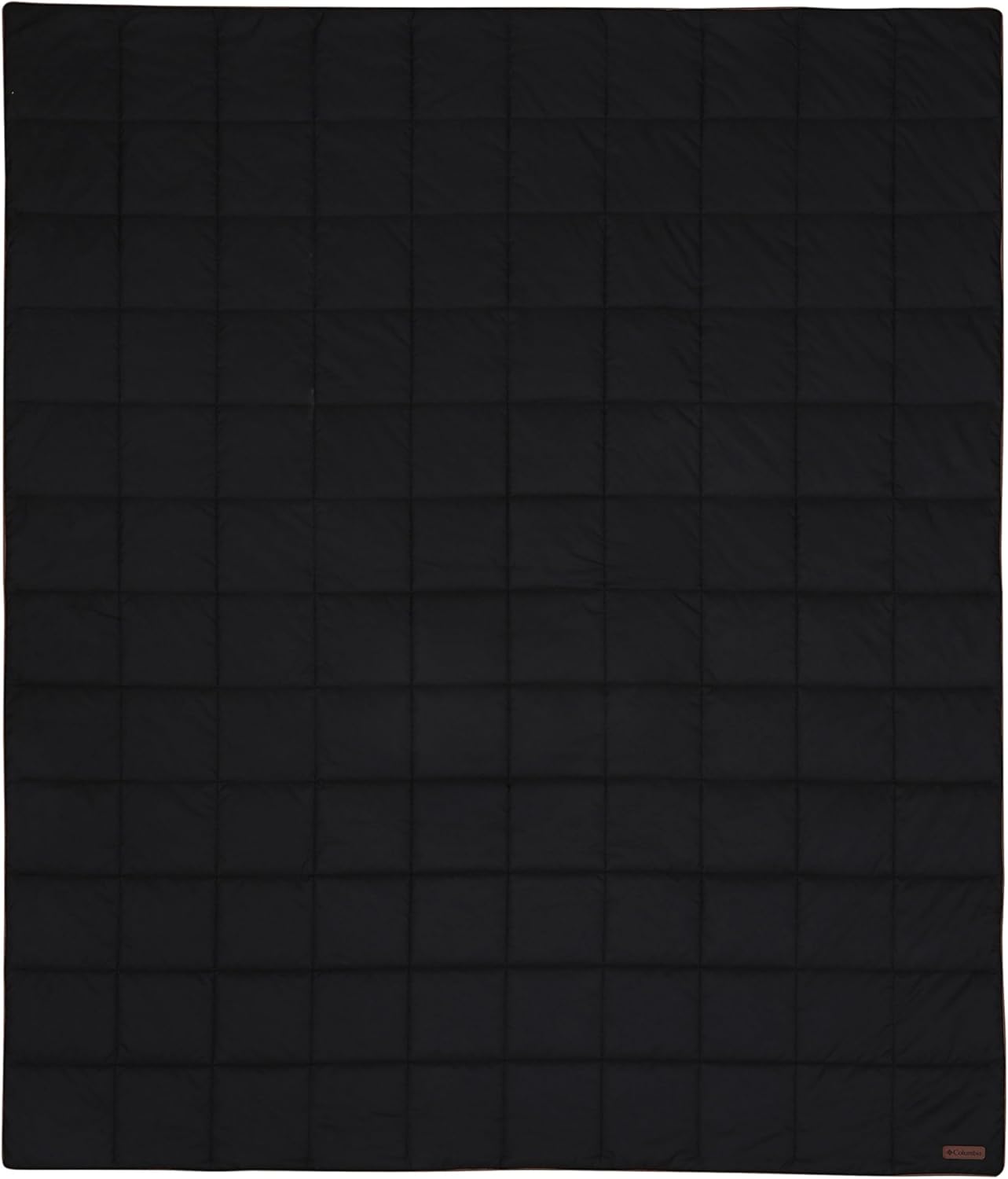 Columbia 50" x 60" Down Alternative Throw Blanket - Outdoor Essentials for Camping, Picnics, and Adventures, Soft and Cozy Home Essentials for Bed and Living Room, 100% Polyester Fill - Black Taupe