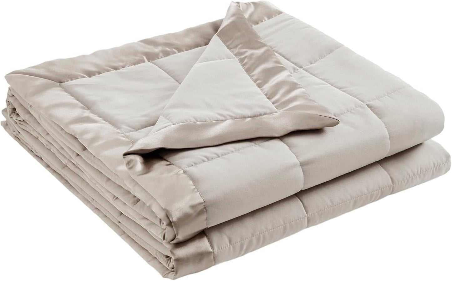 Madison Park Twin Size Blanket Ultra-Soft Microfiber Blanket Twin Size, Box Quilting with Satin Binding, All Season & Lightweight Twin Summer Blanket for Bed, Couch & Sofa, Twin, Black
