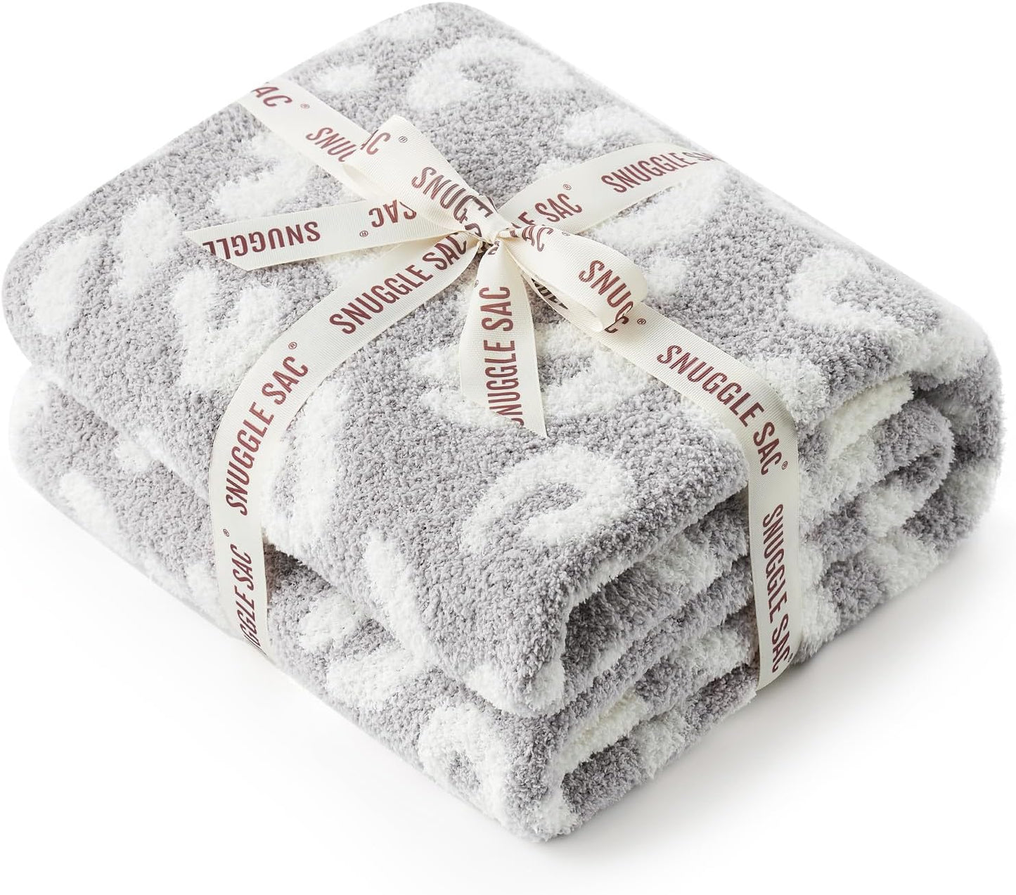 Snuggle Sac Checkered Blanket, Sage Green Throw Blanket for Couch Plaid Microfiber Fluffy Warm Cozy Fuzzy Soft Throw Blanket Reversible Checker Blankets for Sofa, Chair, Bed, 50x60 inches