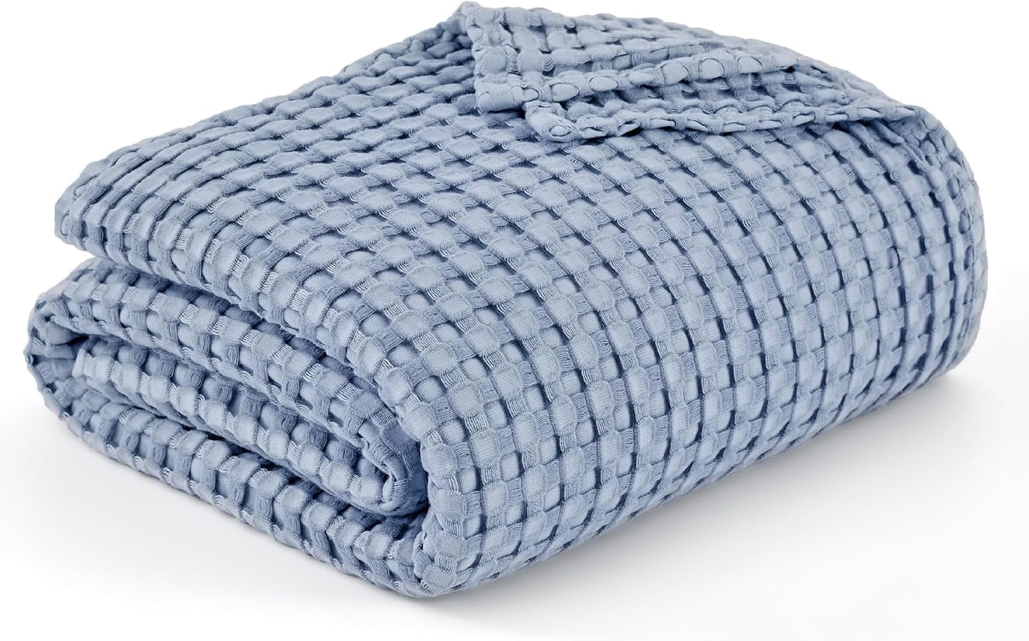 Bedsure Cooling Cotton Waffle King Size Blanket - Lightweight Breathable Summer Blanket of Rayon Derived from Bamboo for Hot Sleepers, Luxury Throws for Bed, Couch and Sofa, Taupe, 104x90 Inches
